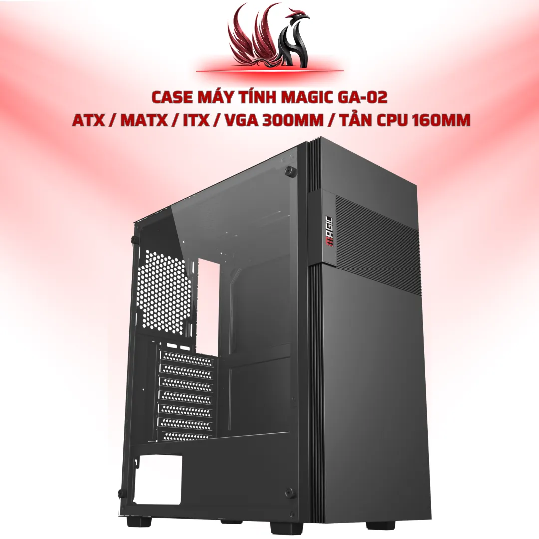Case Máy Tính MAGIC GA-02  ATX / MATX / ITX / VGA 300mm / Tản CPU 160mm | HOCO STORE PC