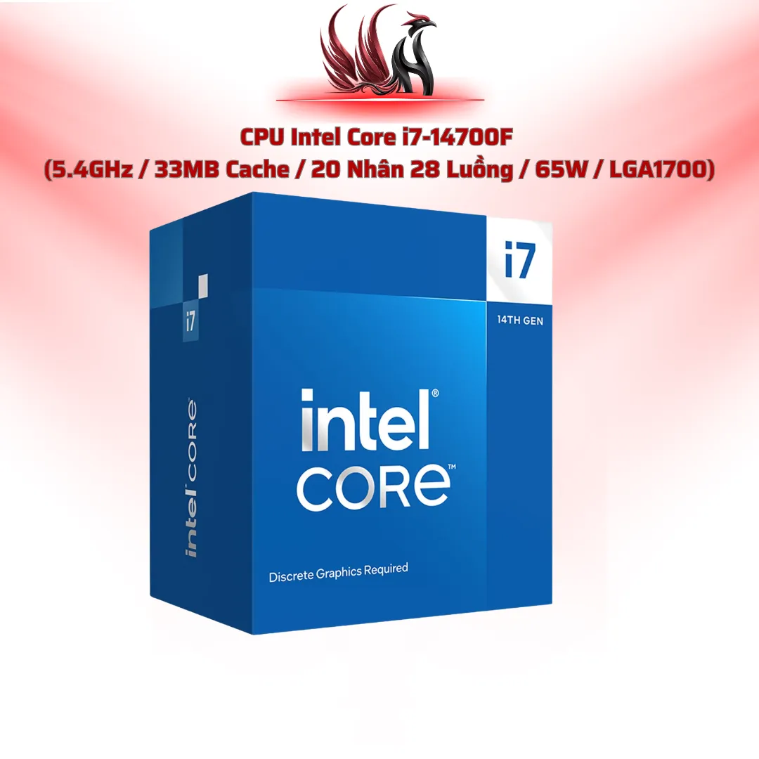 CPU Intel Core i7-14700F 20C/28T 5.4GHz Cache 33MB LGA1700 | HOCO STORE PC