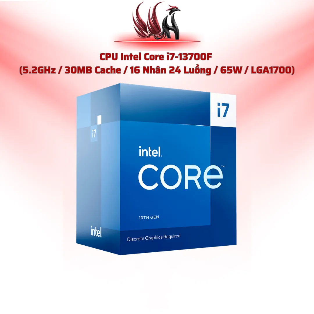 CPU Intel Core i7-13700F 16C/24T 5.2GHz Cache 30MB LGA1700 | HOCO STORE PC