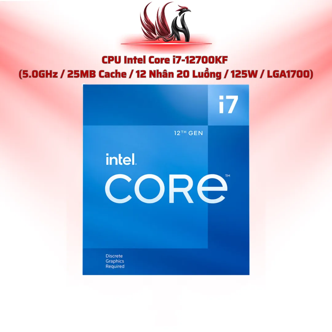 CPU Intel Core i7-12700KF 12C/20T 5.0GHz Cache 25MB LGA1700 | HOCO STORE PC