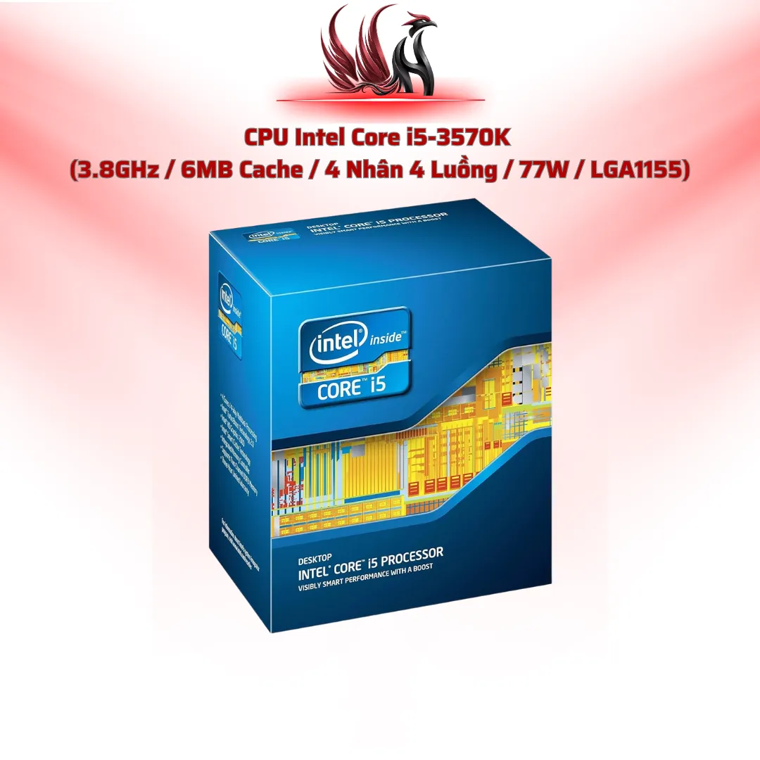 CPU Intel Core i5-3570K 4C/4T 3.8GHz Cache 6MB LGA1155 | HOCO STORE PC