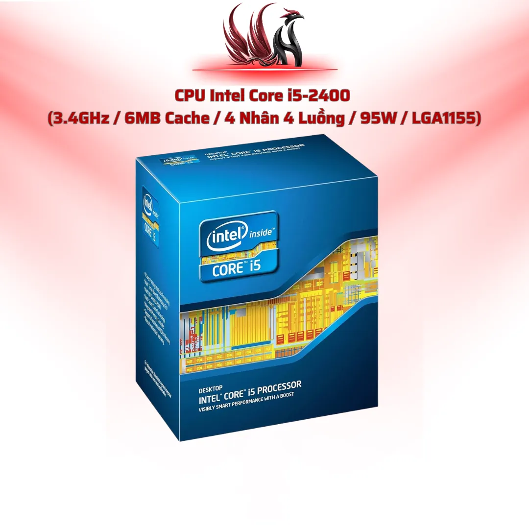 CPU Intel Core i5-2400 4C/4T 3.4GHz Cache 6MB LGA1155 | HOCO STORE PC
