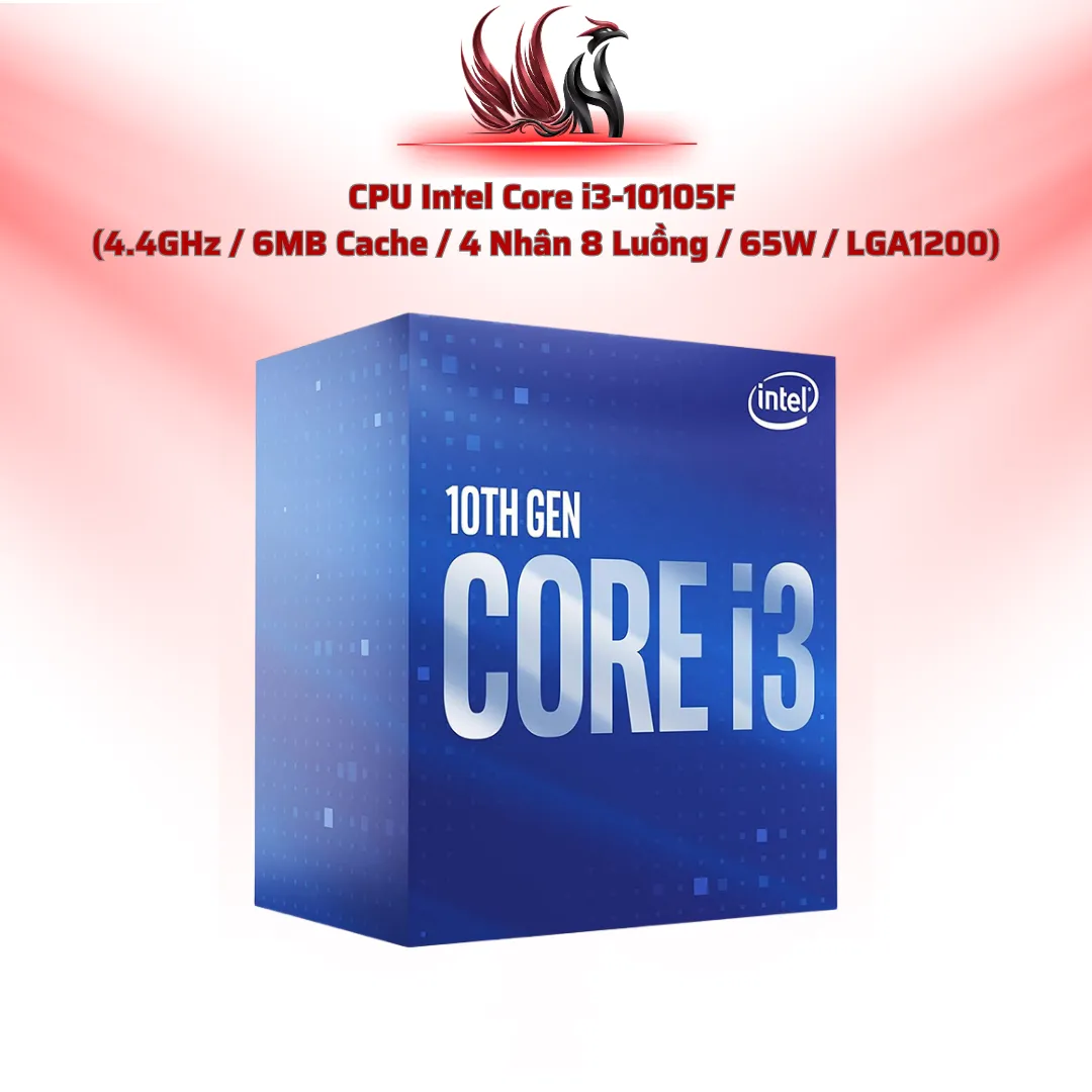 CPU Intel Core i3-10105F 4C/8T 4.4GHz Cache 6MB LGA1200 | HOCO STORE PC