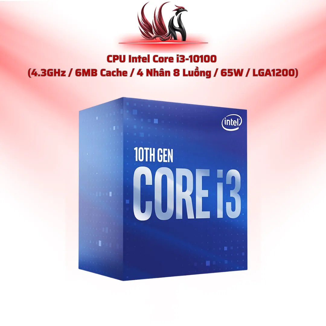 CPU Intel Core i3-10100 4C/8T 4.3GHz Cache 6MB LGA1200 | HOCO STORE PC