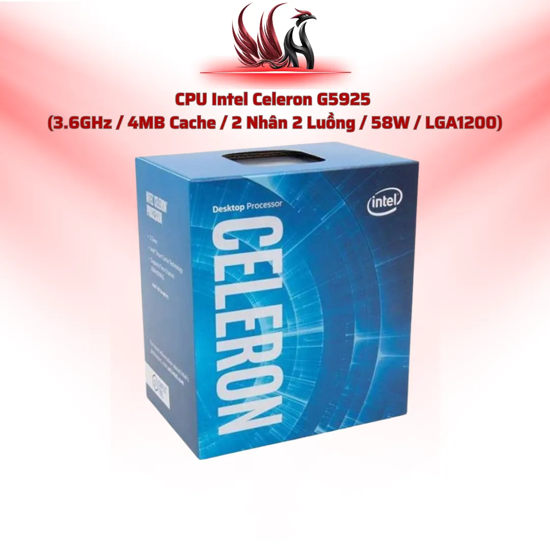 CPU Intel Celeron G5925 2C/2T 3.6GHz Cache 4MB LGA1200 | HOCO STORE PC
