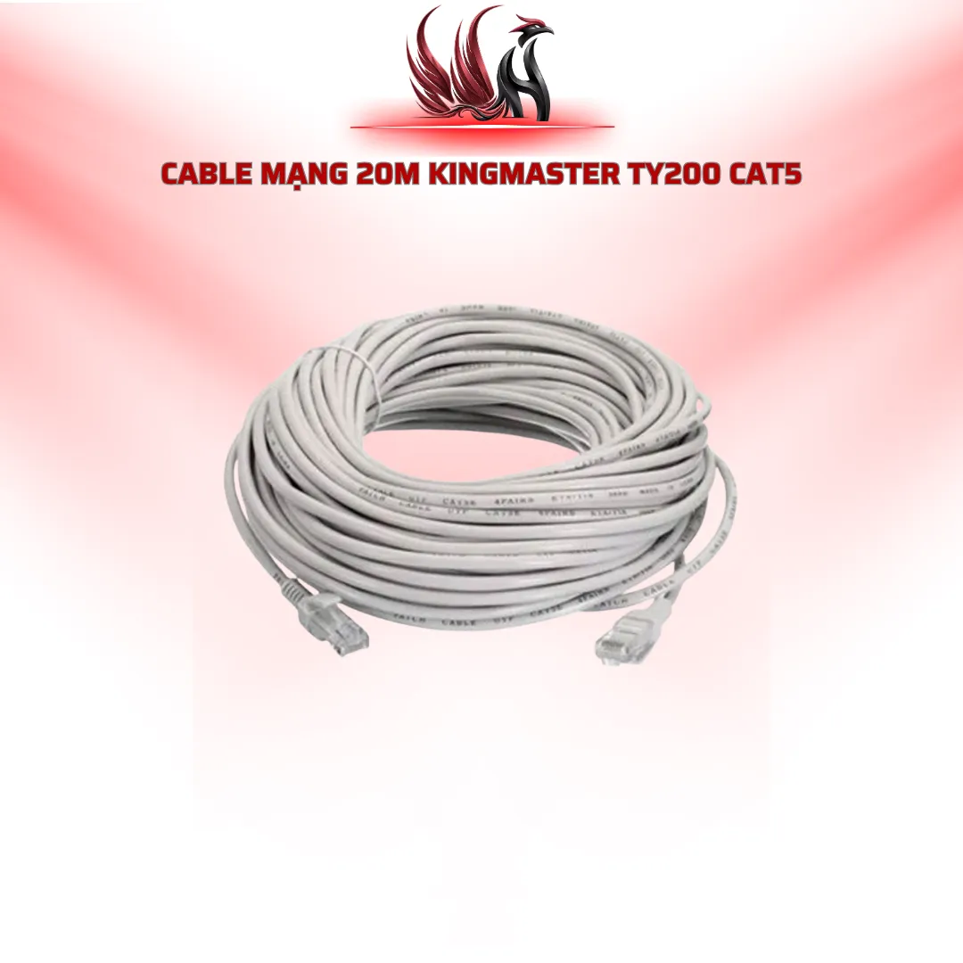 Cáp Mạng KINGMASTER TY200 20M CAT5E RJ45 | HOCO STORE PC
