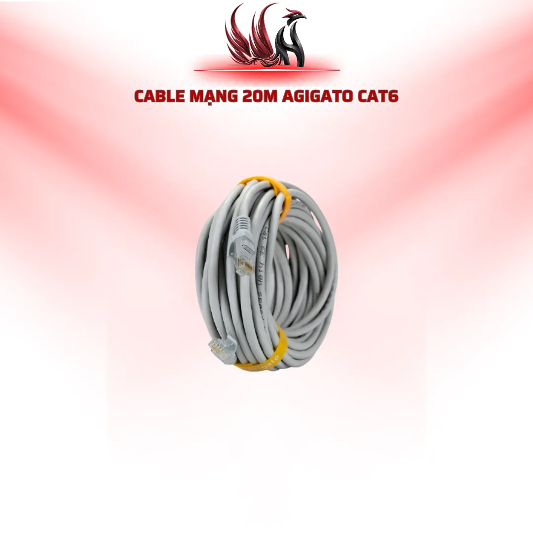 Cáp Mạng Agigato CAT6 20M RJ45 | HOCO STORE