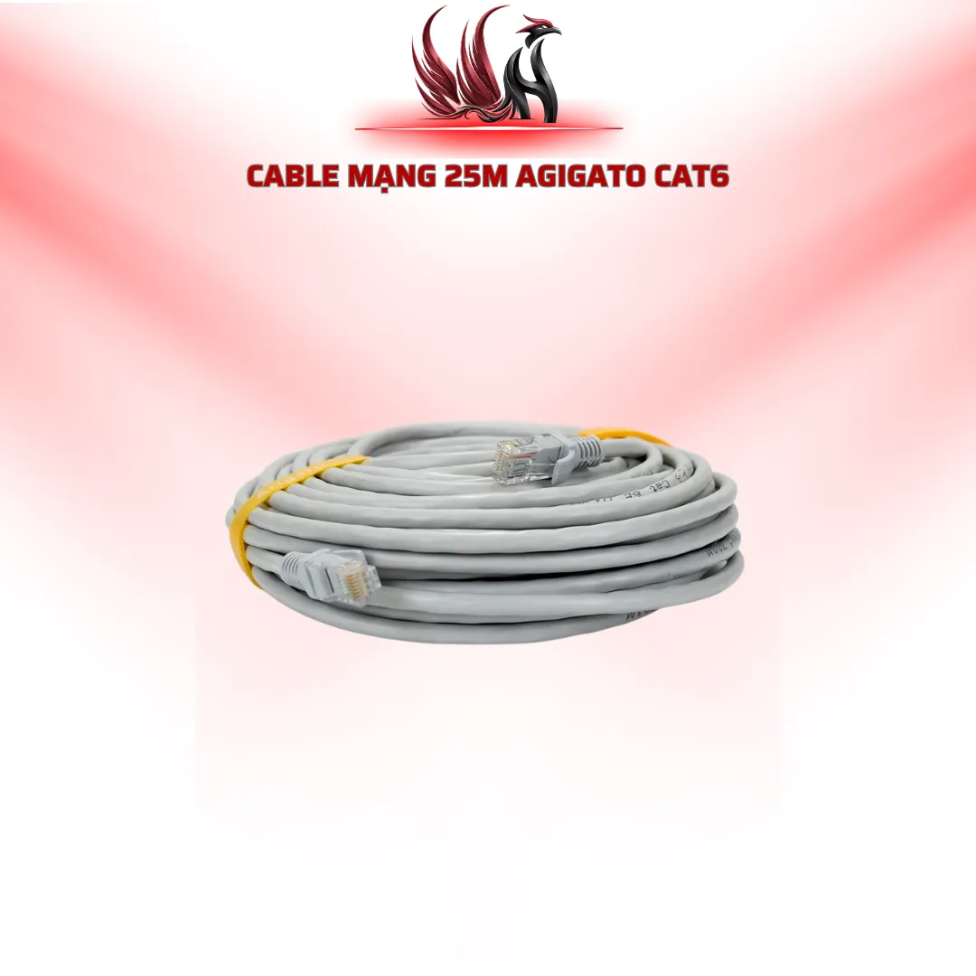 Cáp Mạng Agigato CAT6 25M RJ45 | HOCO STORE