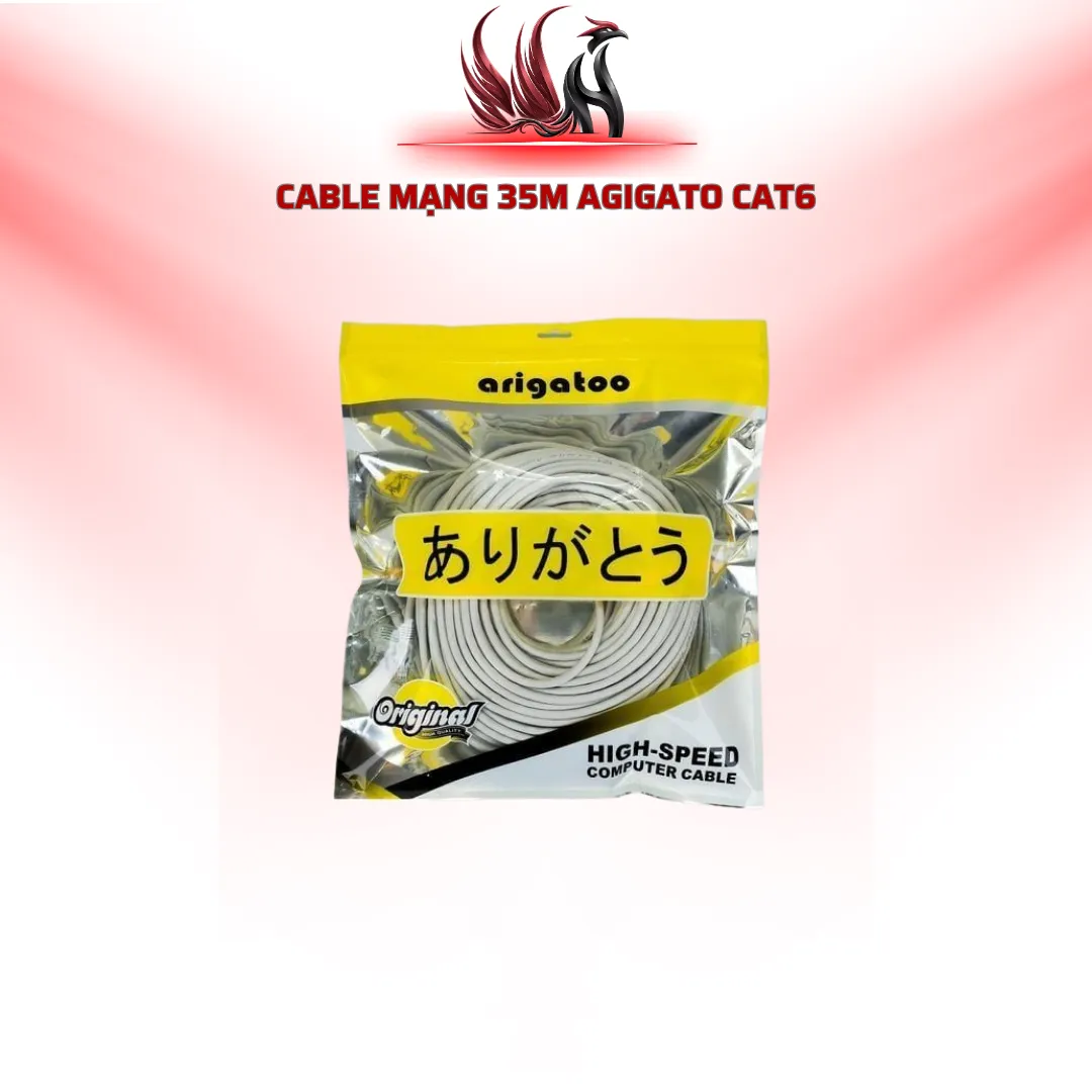 Cáp Mạng Agigato CAT6 35M RJ45 | HOCO STORE