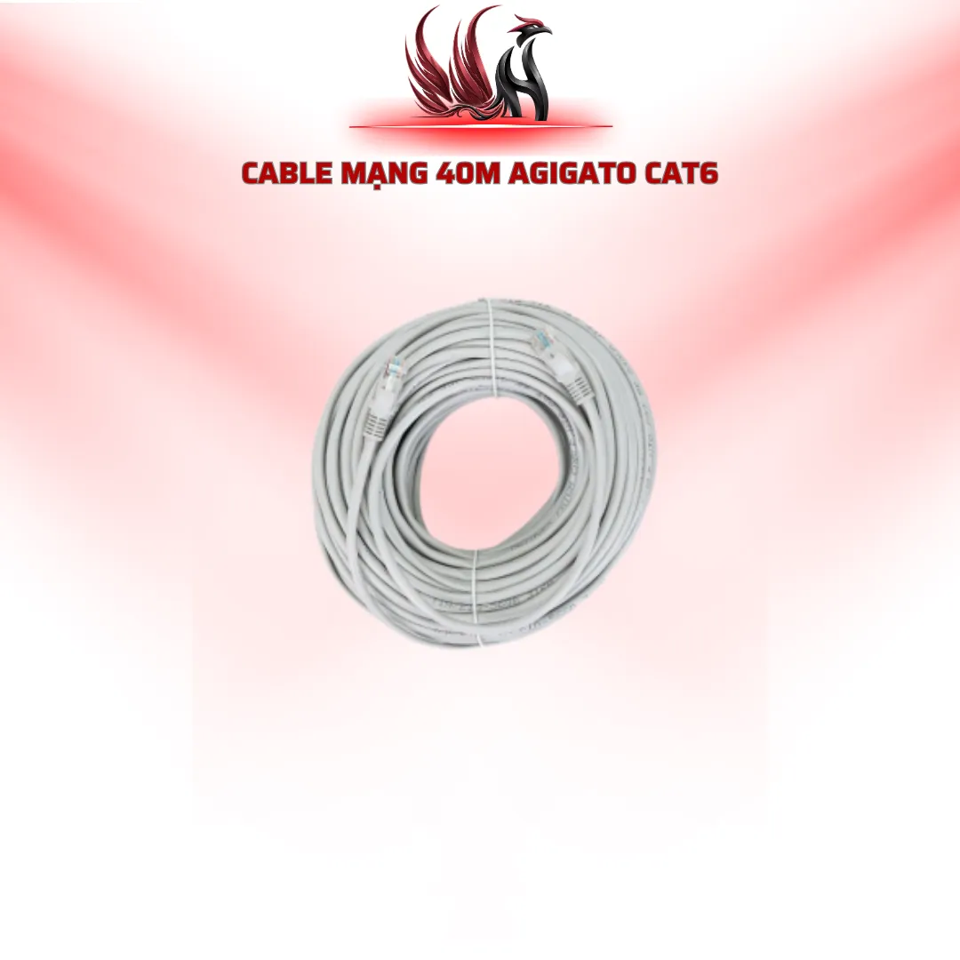 Cáp Mạng Agigato CAT6 40M RJ45 | HOCO STORE