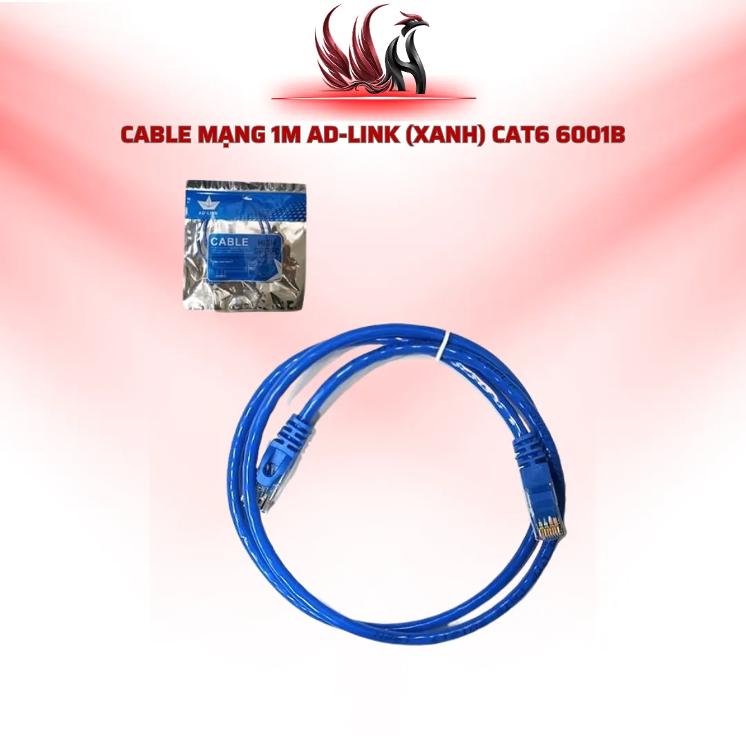 Cáp Mạng AD-LINK CAT6 1M 6001B Màu Xanh RJ45 | HOCO STORE