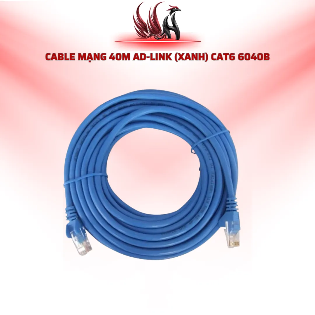 Cáp Mạng AD-LINK CAT6 40M 6040B Màu Xanh RJ45 | HOCO STORE