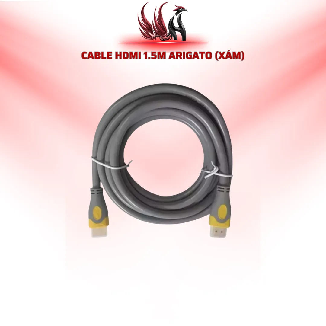 Cáp HDMI Arigato 1.5M Màu Xám Hỗ Trợ 4K | HOCO STORE