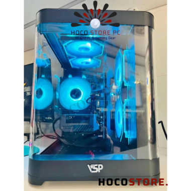 PC Gaming HCS310F i3 10100F CPU Core i3 10100F VGA RX570/580 Ram16G, SSD 256Gb Chiến Mượt Game Online | Hoco Store PC