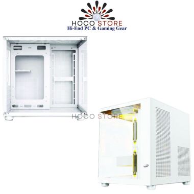 Vỏ Case Máy Tính Bể Cá VSP X2-M Trắng mATX