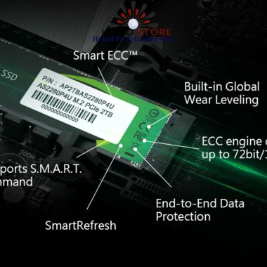 Ổ Cứng SSD Apacer 512GB M.2 PCIe Gen 3x4 Tốc độ cao