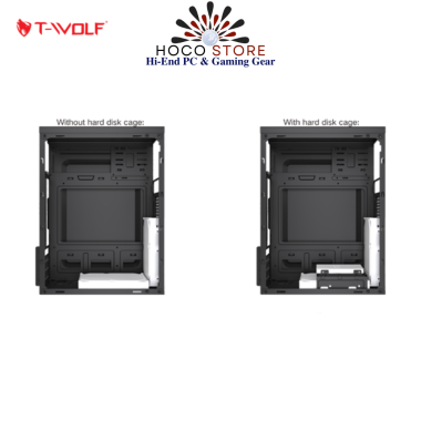 Vỏ Case Máy Tính Văn Phòng Nhỏ T-WOLF C100 mATX ITX