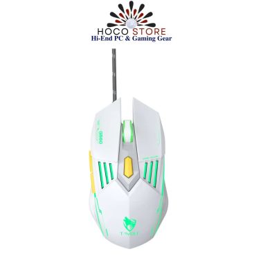 Chuột Có Dây T-WOLF G560 - White | Hiệu Năng Cao Với DPI 3200