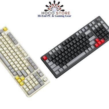 Bàn Phím Cơ 97 Phím T-WOLF T50 Blue Switch Màu Xám Trắng