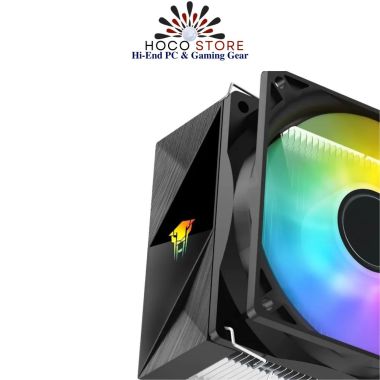 Tản Nhiệt Khí LEOPARD K200, FAN 92mm RGB ĐEN