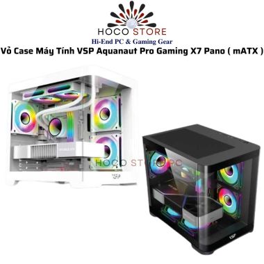 Vỏ Case Máy Tính VSP Gaming X7 - Màu Trắng | Hoco Store PC