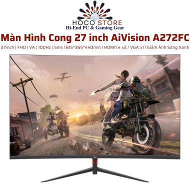 Màn Hình Cong VSP AiVision A272FC 27 inch 100Hz Đen