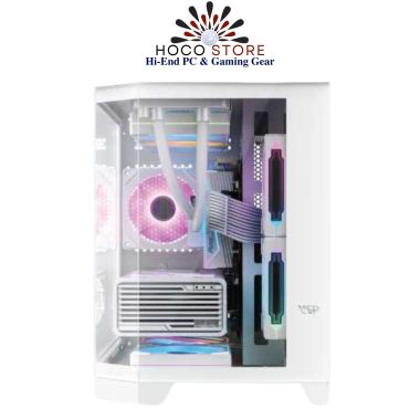 Vỏ Case Máy Tính VSP X2 Luxury Plus Trắng mATX Và ITX