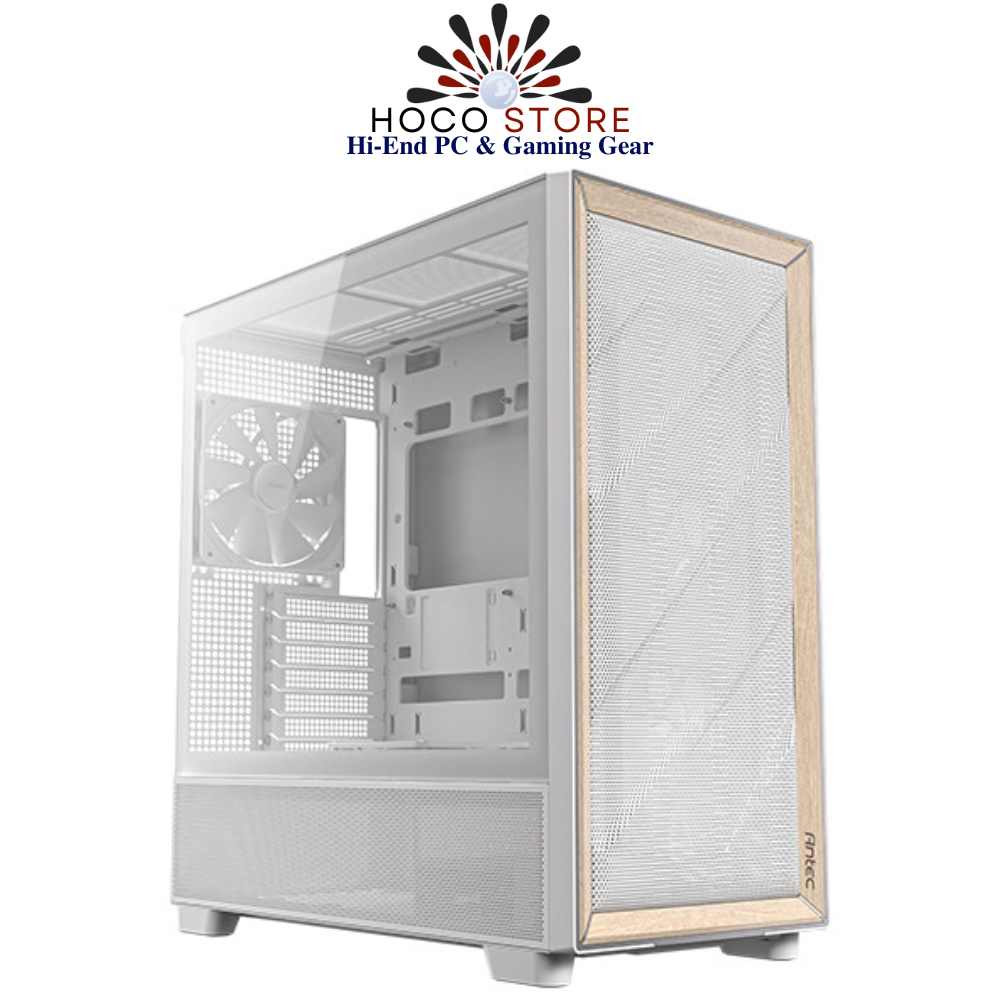 Vỏ Case ANTEC Mid Tower FLUX WHITE (Màu trắng, Kèm 5 FAN, BH 24T)
