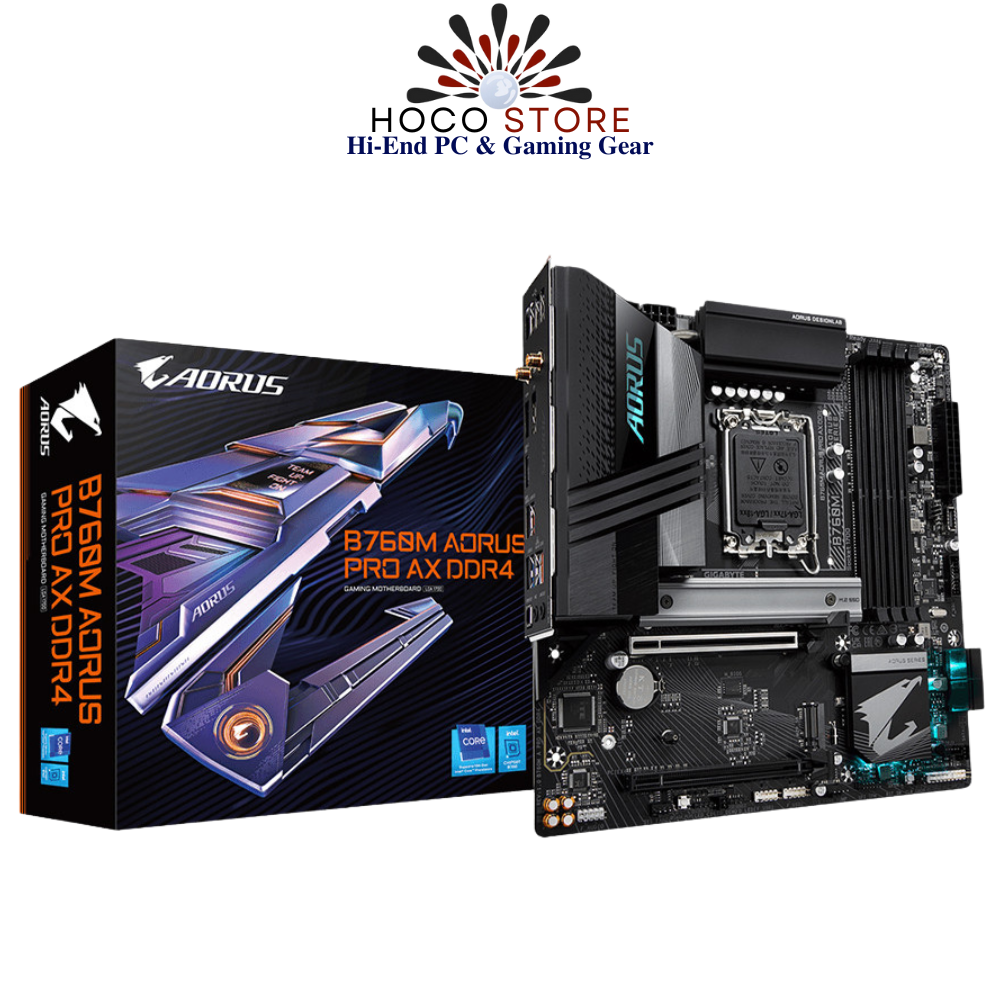 Bo Mạch Chủ Gigabyte B760M AORUS PRO AX DDR4