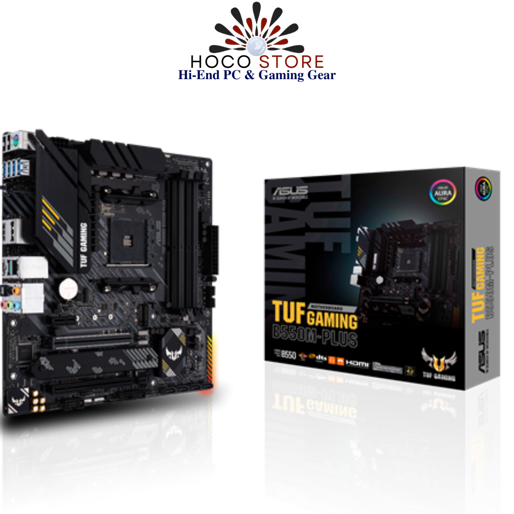 Bo mạch chủ ASUS TUF GAMING B550M-PLUS AM4 DDR4