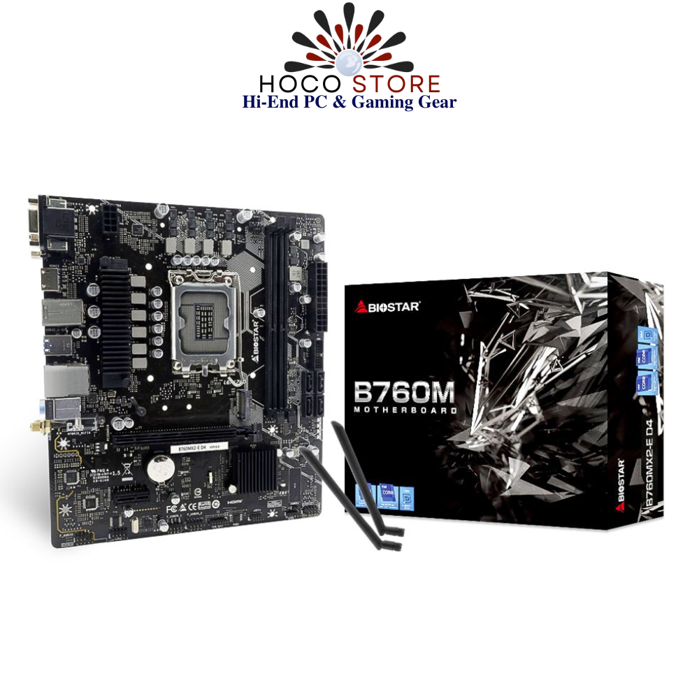 Bo mạch chủ BIOSTAR B760MX2-E D4