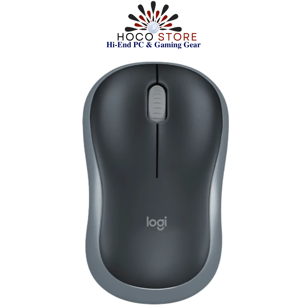 Chuột không dây Logitech M185 Xám