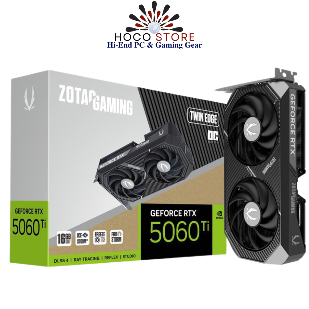 VGA ZOTAC GAMING GeForce RTX 5060 Ti 16GB Twin Edge