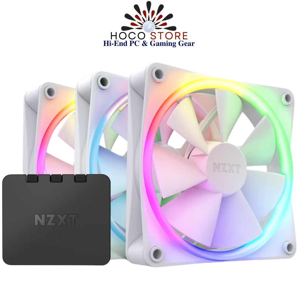 Bộ 3 FAN CASE NZXT F120RGB WHITE