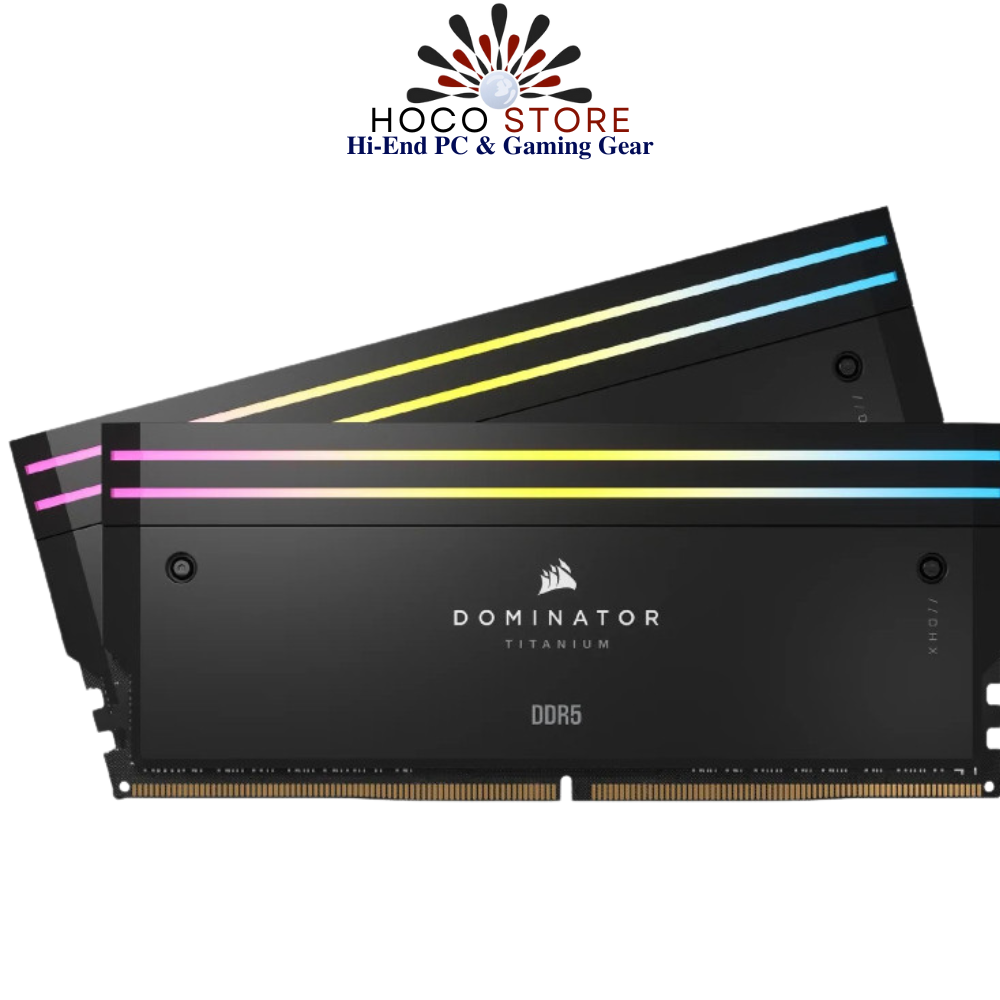 Bộ nhớ Ram PC Corsair Dominator Titanium RGB Black 48GB 6000MHz DDR5 (2x24GB)
