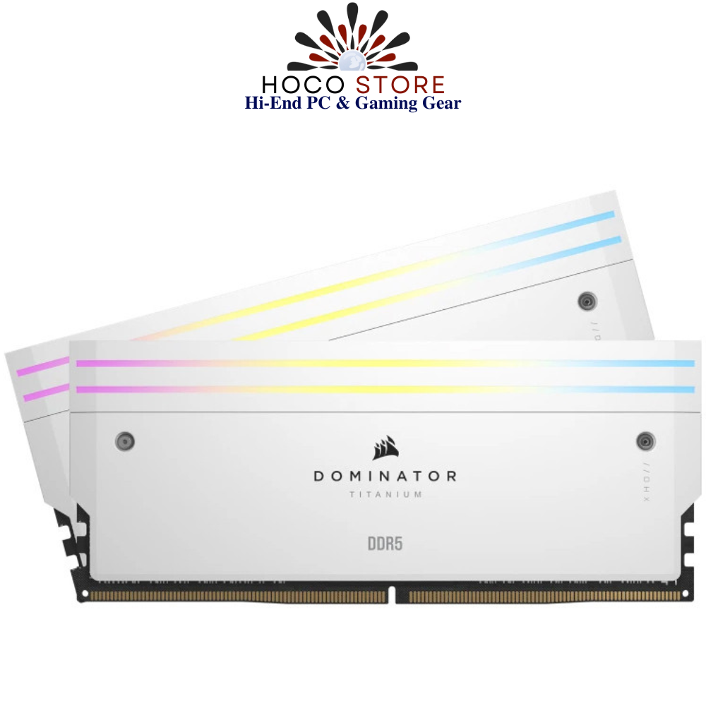 Bộ nhớ Ram PC Corsair Dominator Titanium RGB White 32GB 6600MHz DDR5 (2x32GB)