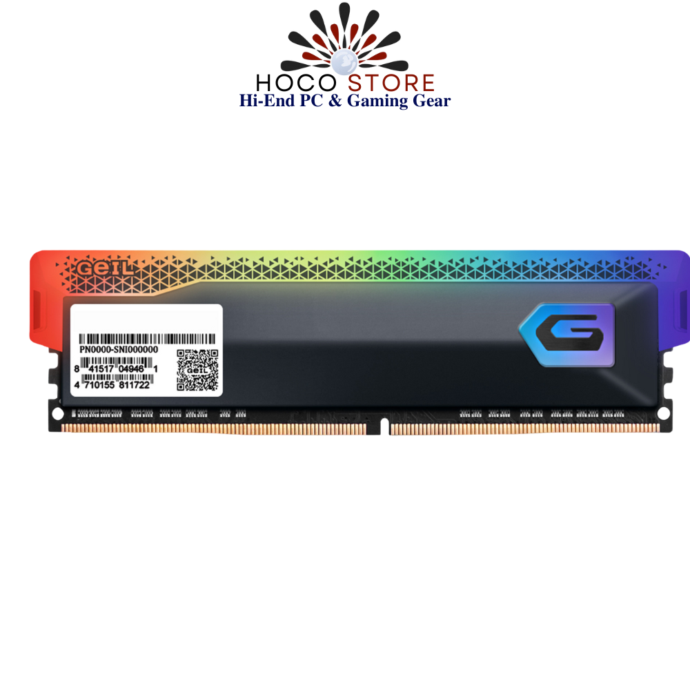 Bộ nhớ Ram PC GEIL Orion RGB 8GB 3200MHz DDRR4 Grey