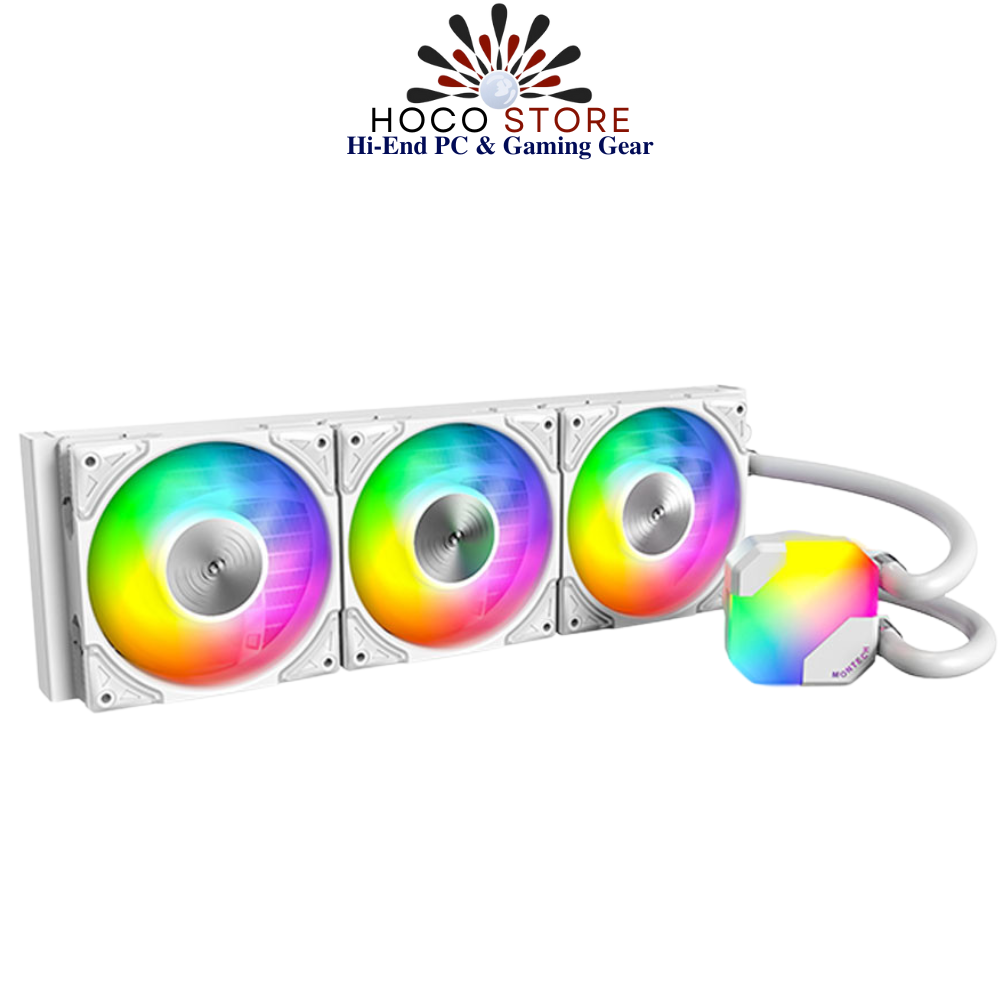 Bộ tản nhiệt nước AIO CPU Montech HyperFlow 360 White ARGB