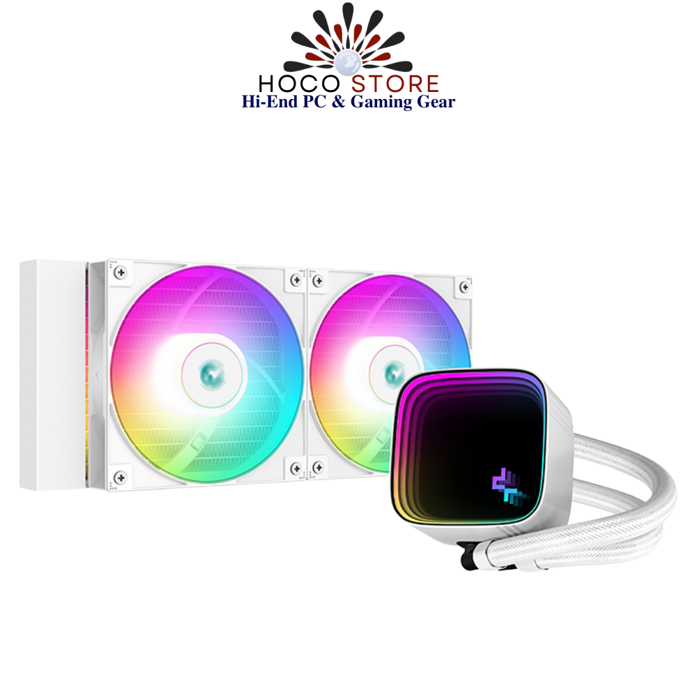 Bộ tản nhiệt nước DeepCool LS520 SE WH RGB - White
