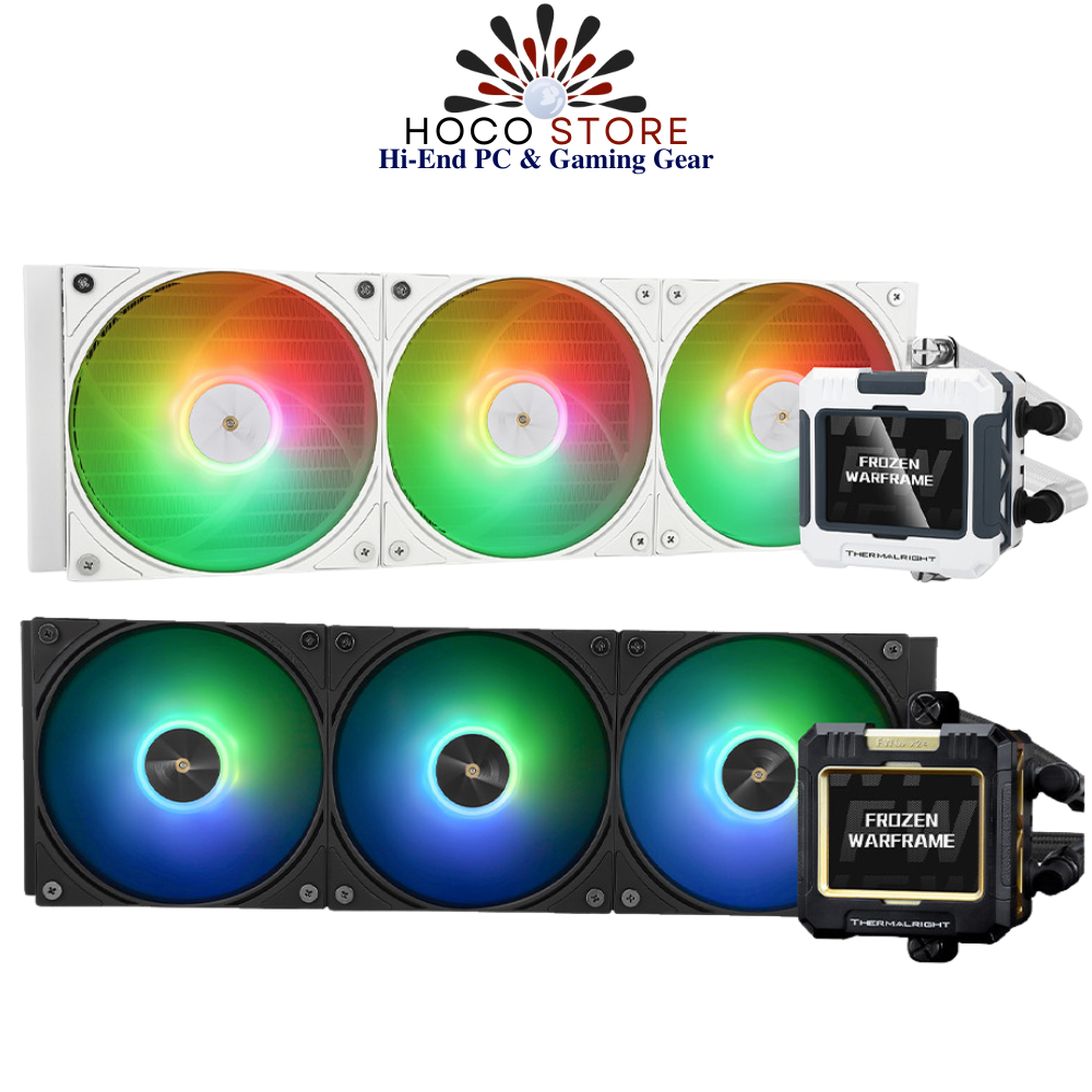 Tản nhiệt nước CPU Thermalright Frozen Warframe 360 ARGB (Đen/Trắng)