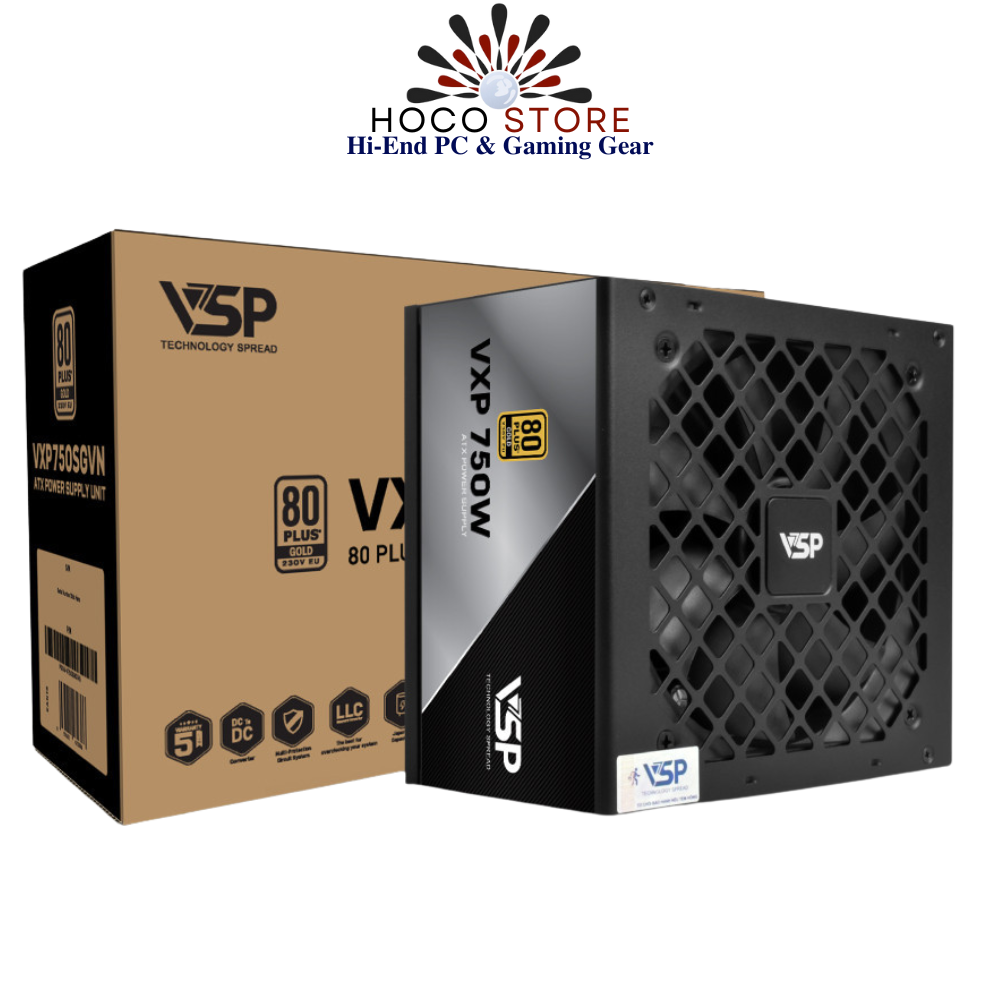 Nguồn VSP VXP750SGVN 80 Plus Gold 750W