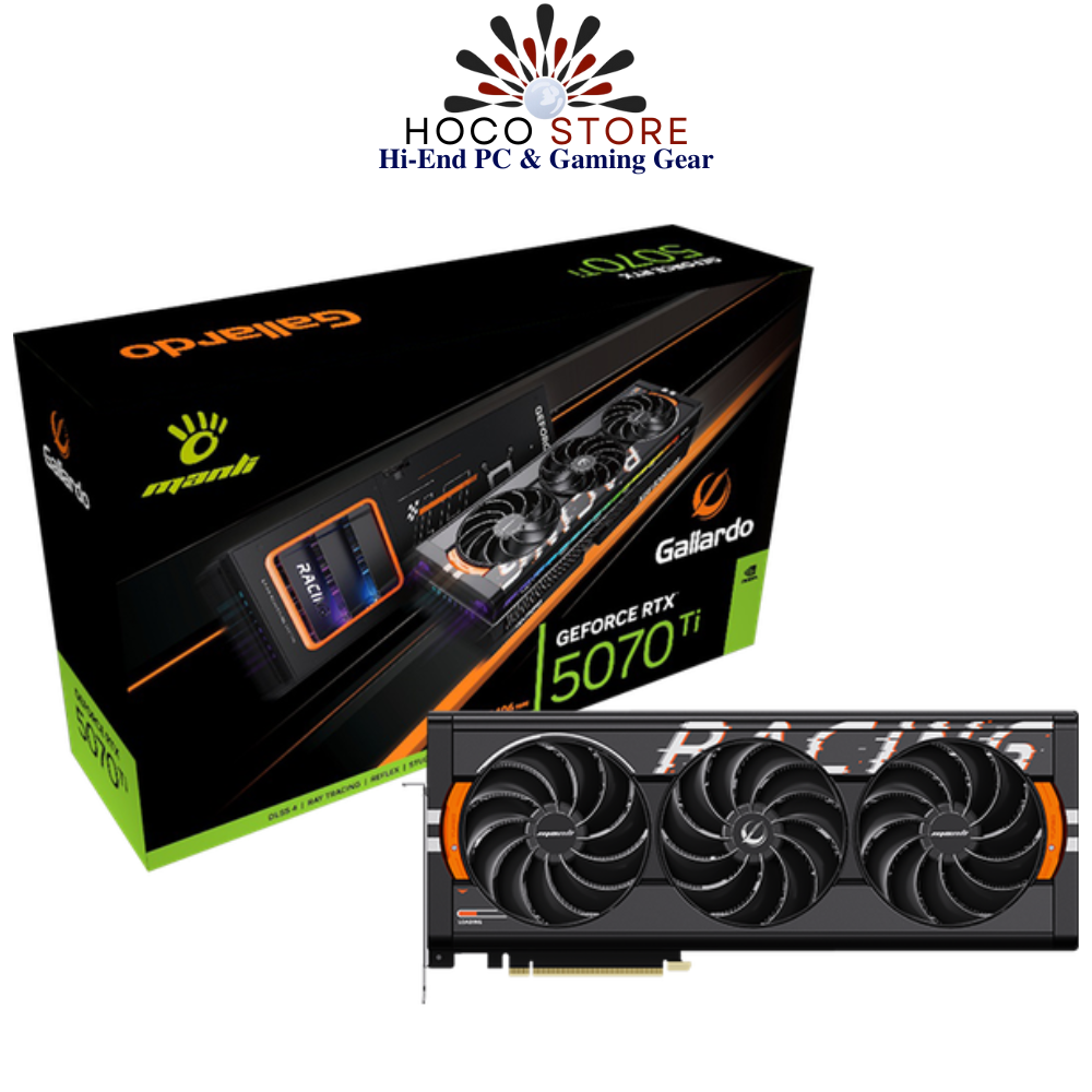 Card màn hình Manli Gallardo GeForce RTX 5070 Ti OC