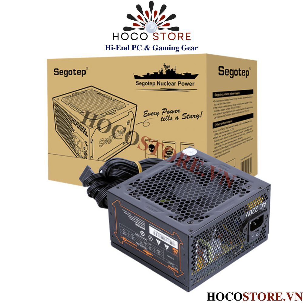 Nguồn Segotep 550W Nguồn Máy Tính S7GT (Super Battleship) l Hoco Store PC