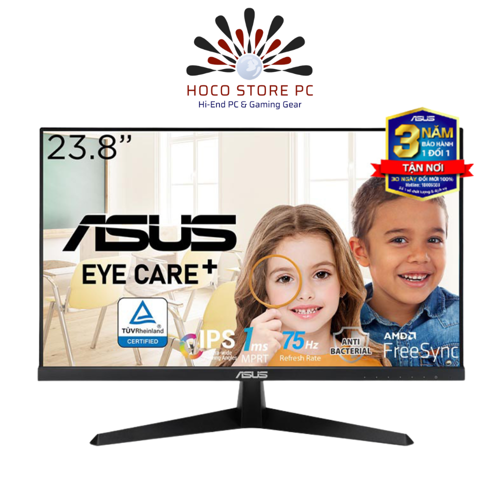 Màn hình ASUS VY249HE 23.8 inch IPS 75Hz