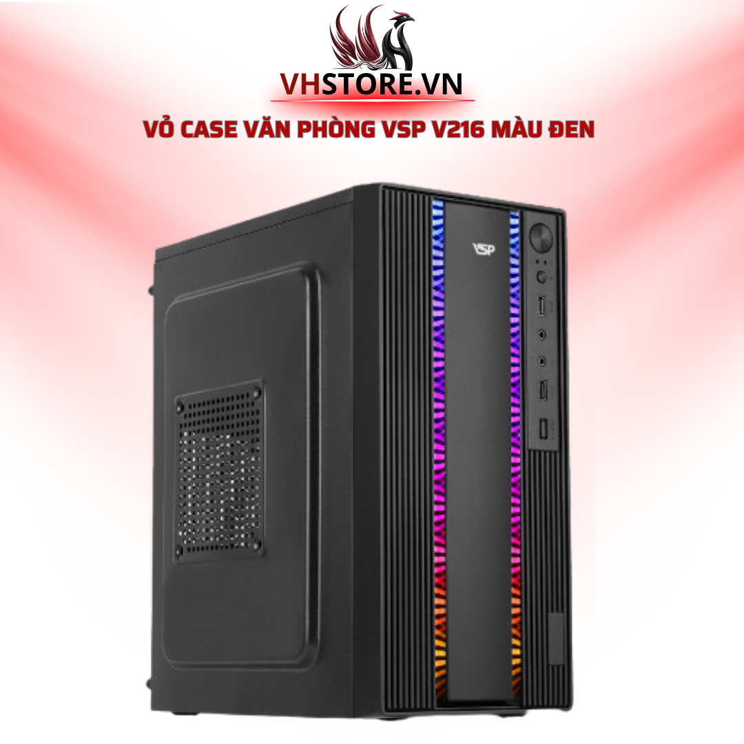 Vỏ Case Văn Phòng VSP V216 Màu Đen - Sự Lựa Chọn Tinh Tế Và Hiệu Quả | Hoco Store PC