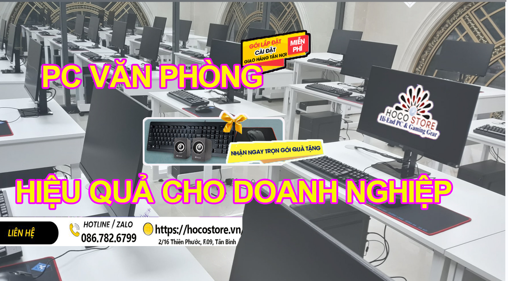Dịch Vụ Lắp Đặt Hệ Thống Máy Tính Văn Phòng và Phòng Game