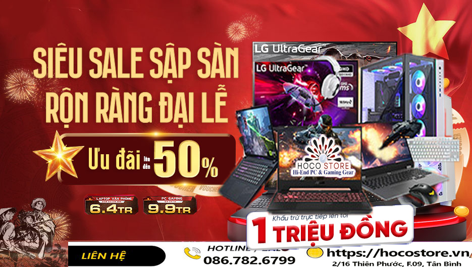 Ưu Đãi Lắp Ráp Máy Tính Cực Khủng Không Thể Bỏ Lỡ