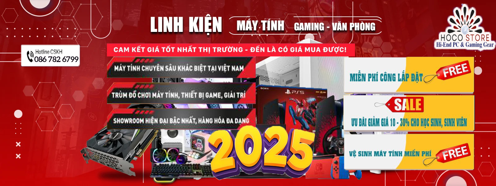 VH STORE PC - BUILD PC - HIGH END PC - GAMING GEAR - PC DJ - PC WORKSTATION