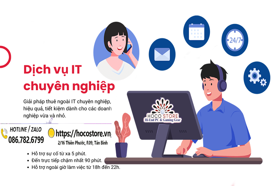Dịch Vụ IT hỗ trợ Ngoài Cho Công Ty Vừa Và Nhỏ