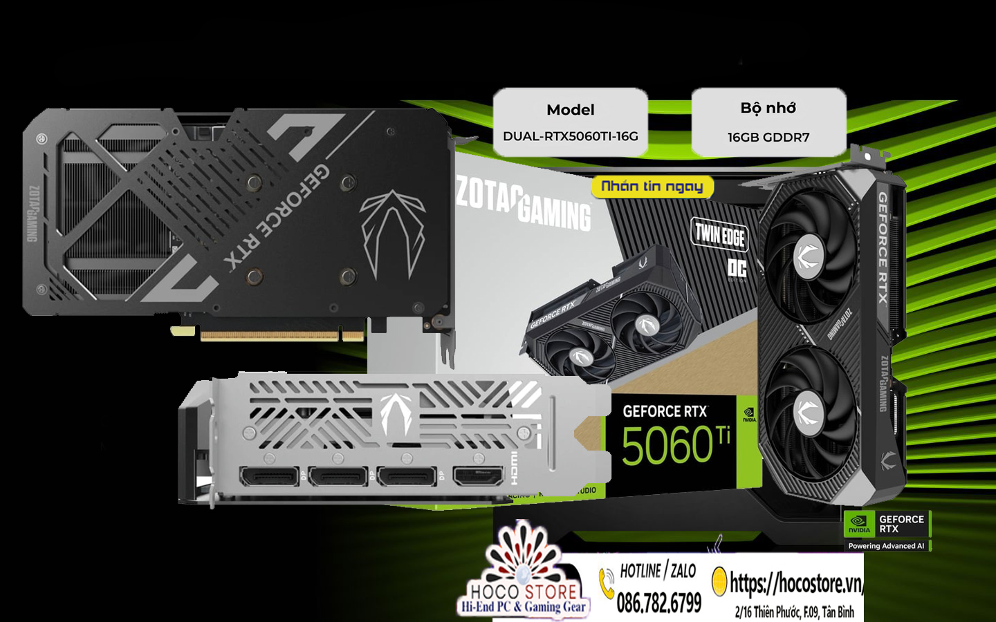 Chênh Lệch Giá RTX 5060 Ti Bản Gaming Và Bản Thường